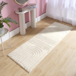 OHS Tufted Arches Runner - Stone
